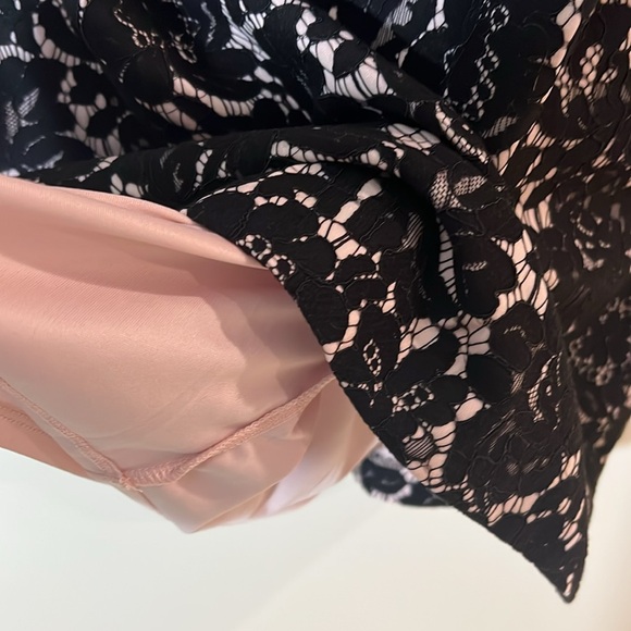 Jessica Howard Lace Dress Black Light Pink NWT - Picture 6 of 10